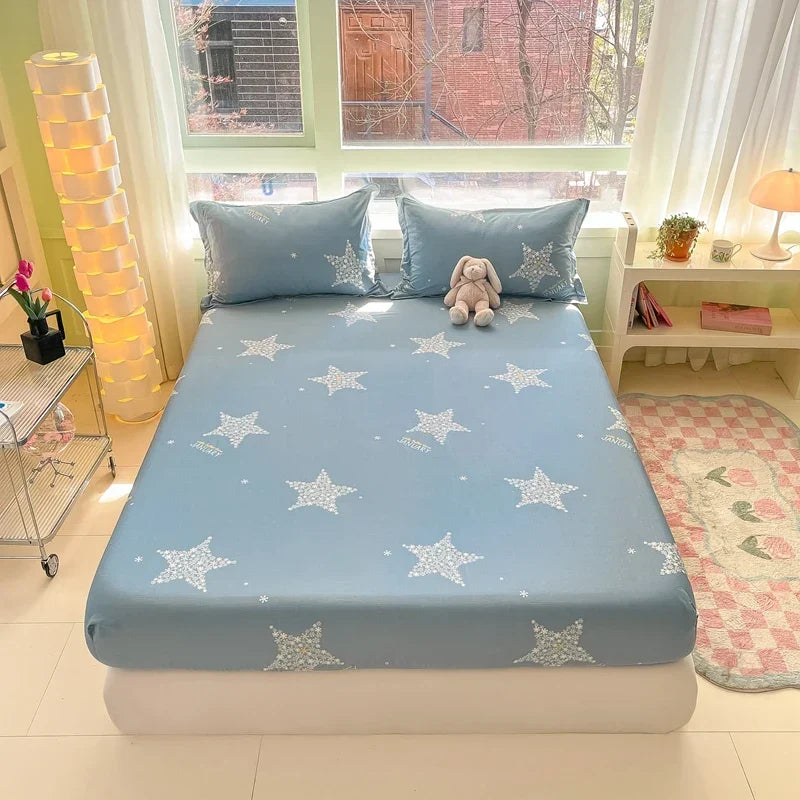 Printed Cotton Duvet Cover Set