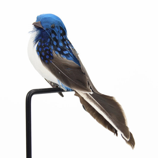 Decorative Feathered Bird 15cm
