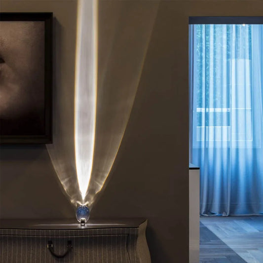 Crystal and Glass Table Lamp 15cm