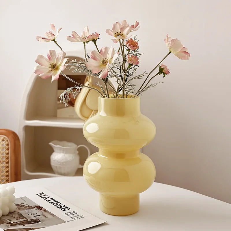 Two Tier Glass Vase