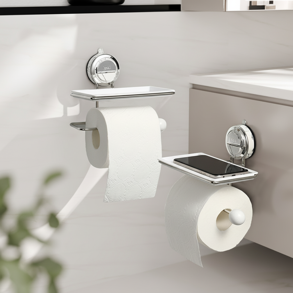 Adhesive Wood-Effect Roll Holder