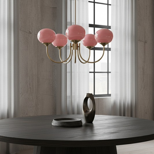 Bonbon Opal Globe Chandelier