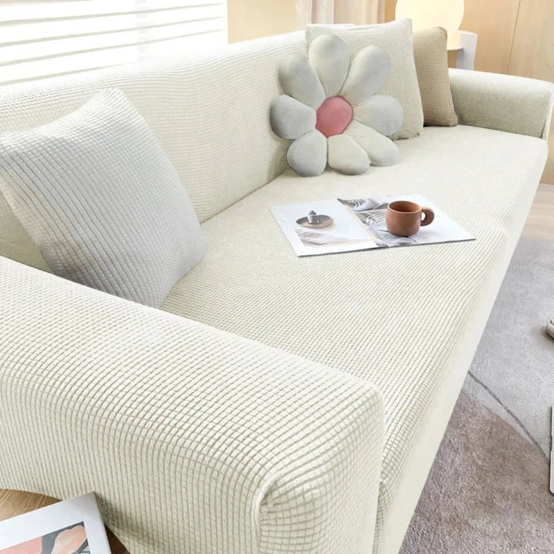 Zion Jacquard Stretch Sofa Cover