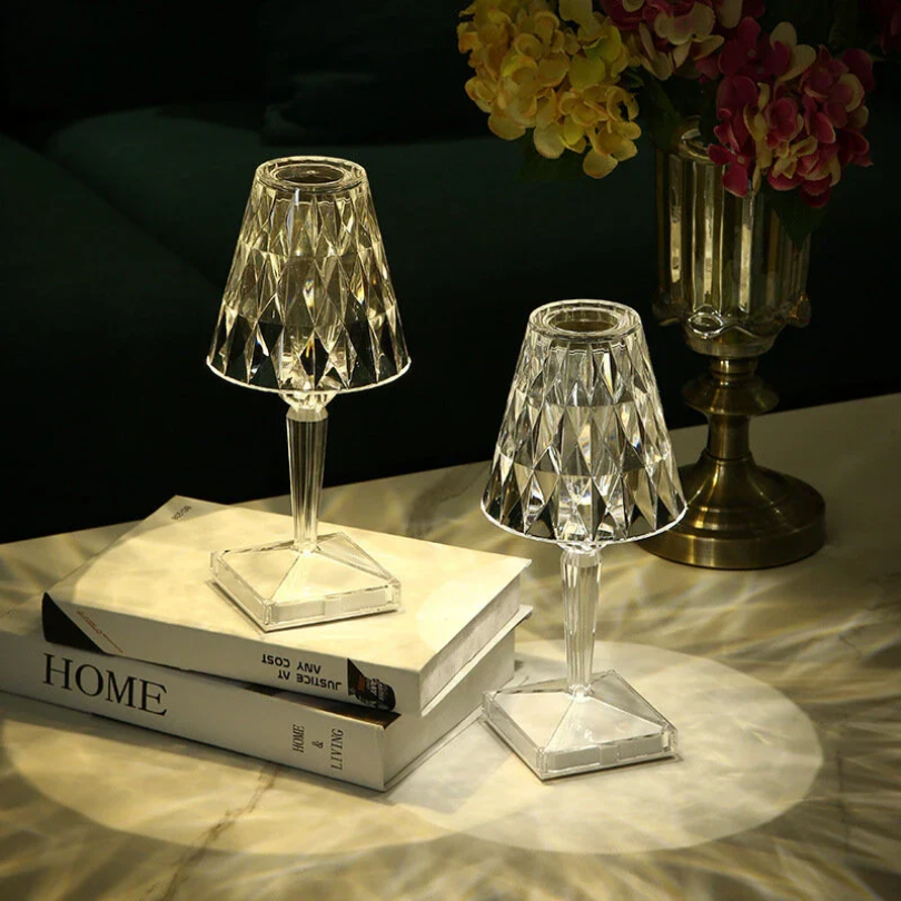 Crystal lamp colour options