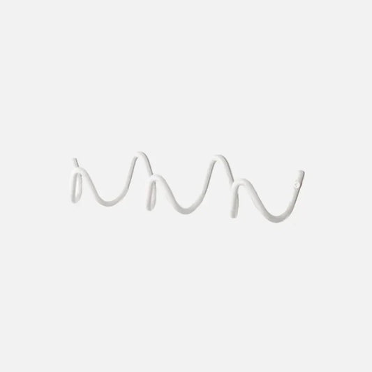 Scribble Metal Wall Coat Rack 33cm