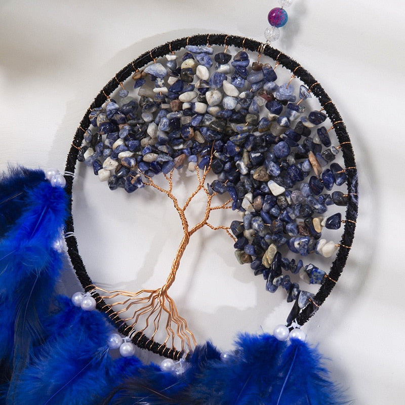 Lapis Lazuli Tree of Life Hanging