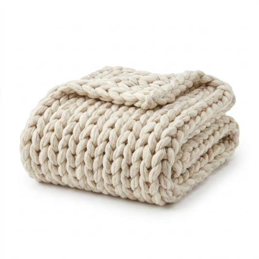 Cloud Chunky Knit Throw