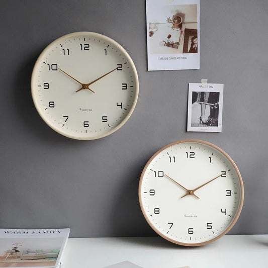 Nordic Metal and Resin Wall Clock