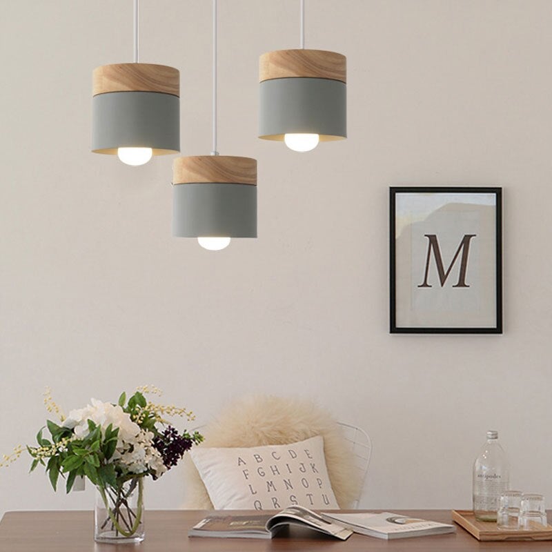 Nordic pendant light over island
