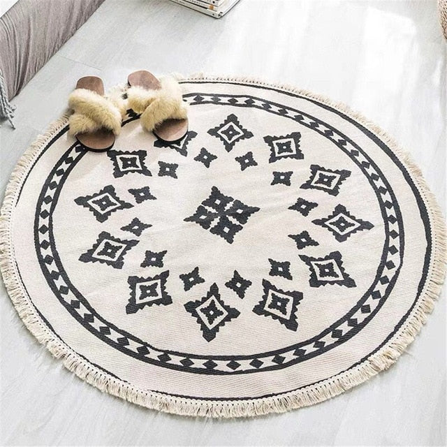 Mandala Round Rug 92cm