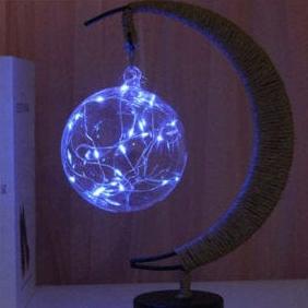 Crescent Moon Globe Lamp 27cm