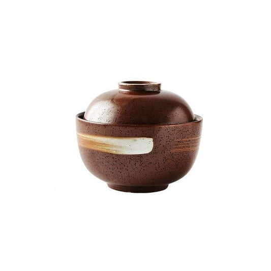 Lidded Porcelain Noodle Bowl 1.1L