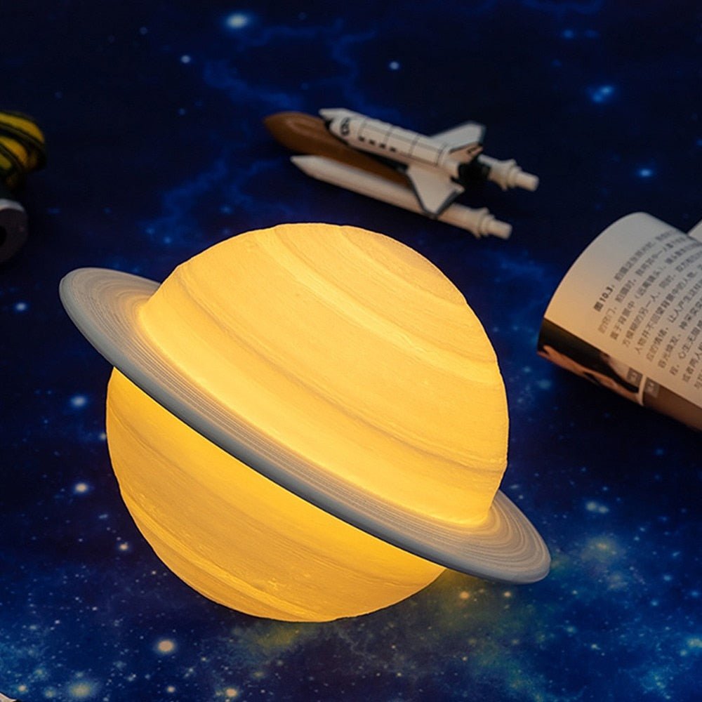 Saturn Globe Table Lamp