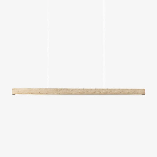 Sonvel Travertine Linear Pendant Light