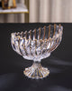 Crystal Glass Lotus Bowl 28cm