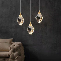 Crown Facet Pendant Light