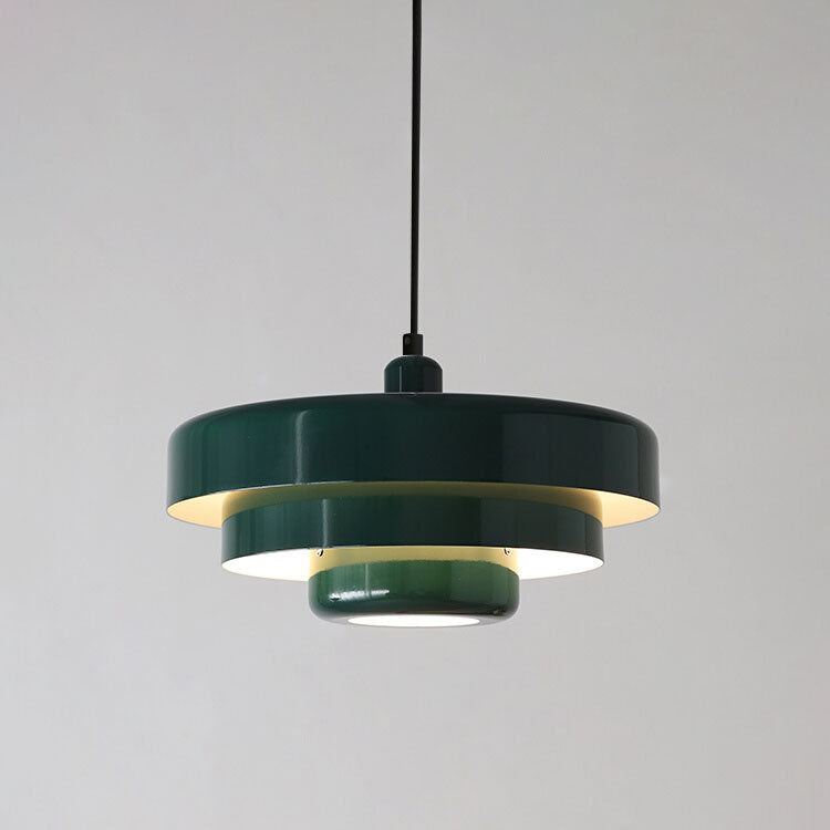Layered Disc Pendant Light 34cm