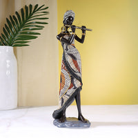 Musician Figure Resin Sculpture