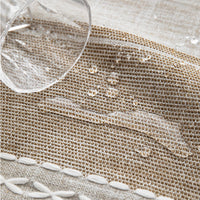 Wipe-Clean Cotton Linen Tablecloth
