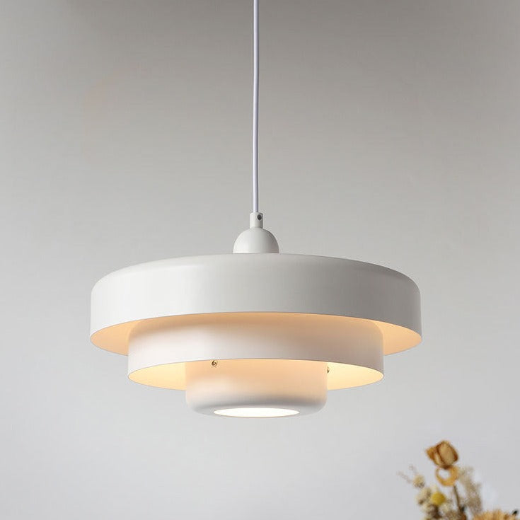 Layered Disc Pendant Light 34cm