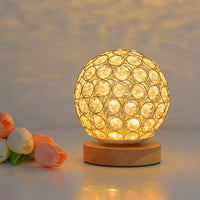 Bamboo and Iron Touch Night Lamp