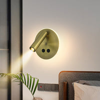 Iron and Aluminium Wall Light