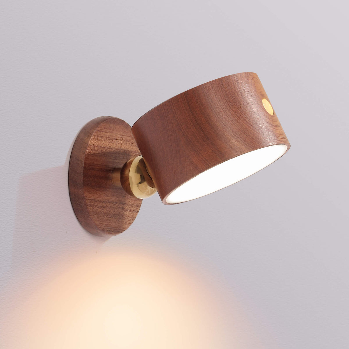 Magnetic Wood Night Light
