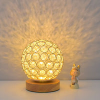 Bamboo and Iron Touch Night Lamp