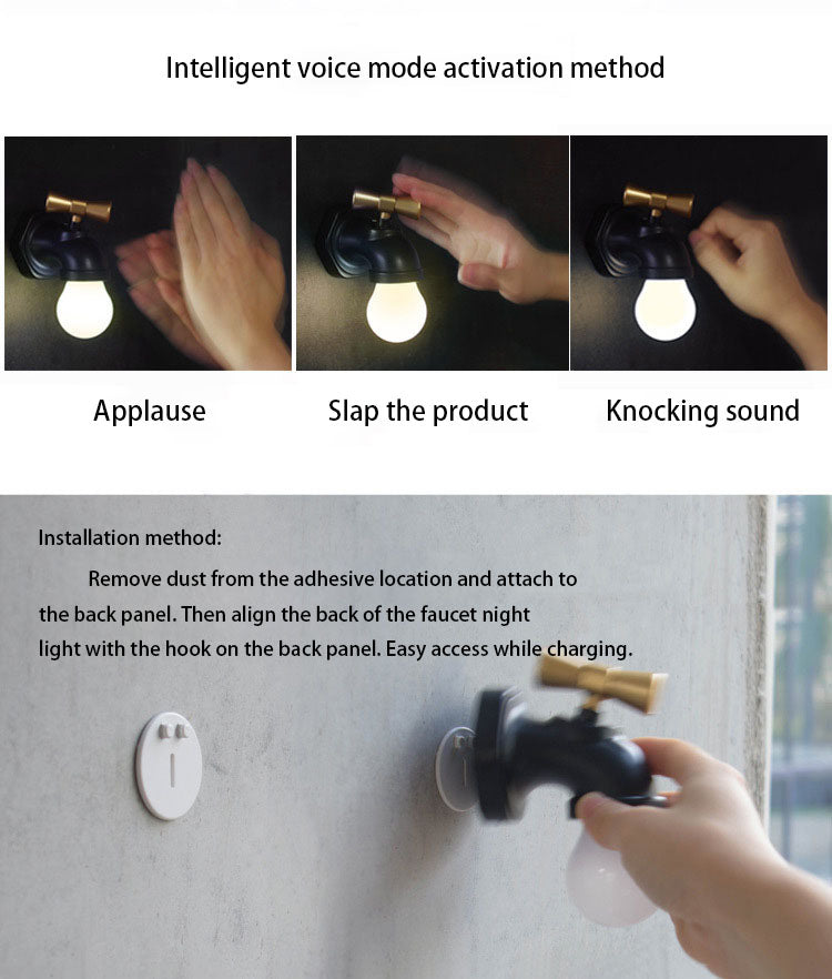 Tap Shaped LED Night Light