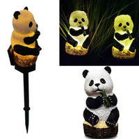 Solar Panda Garden Stake Light 43cm