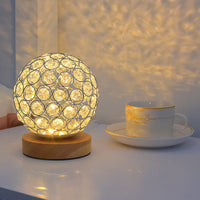 Bamboo and Iron Touch Night Lamp