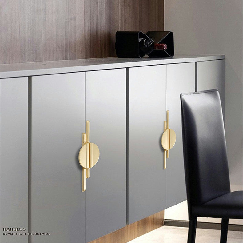 Half Moon Cabinet Handles, Pair
