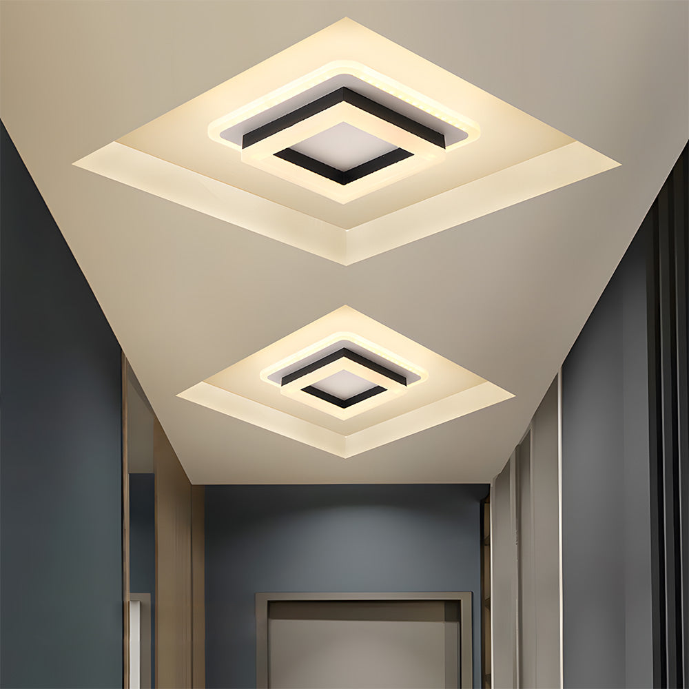 Square LED Ceiling Light 20cm