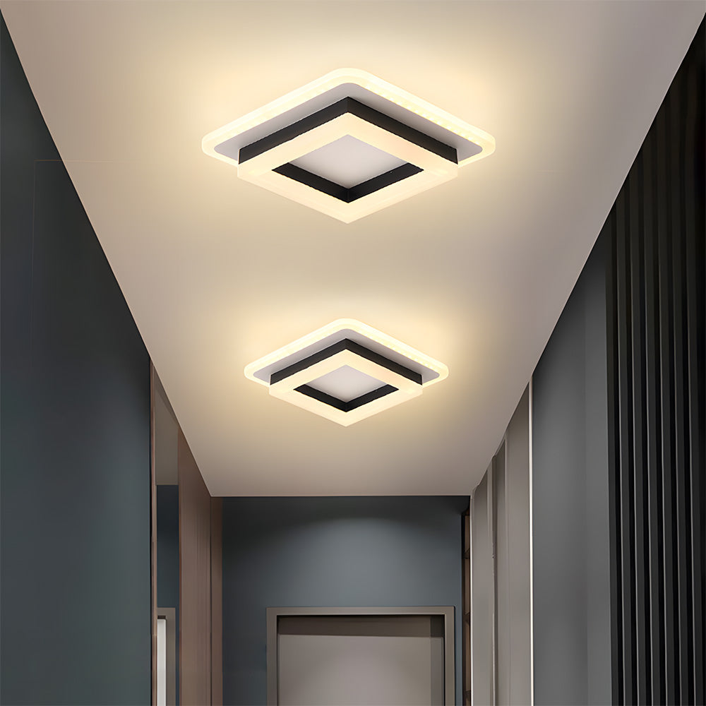 Square LED Ceiling Light 20cm
