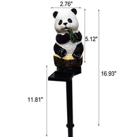 Solar Panda Garden Stake Light 43cm