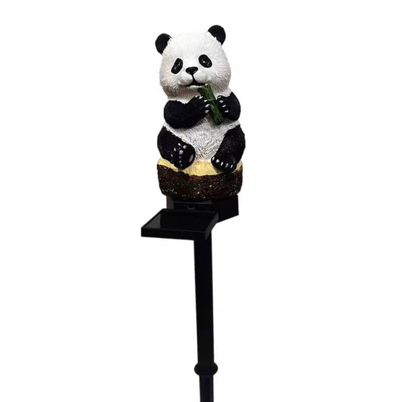 Solar Panda Garden Stake Light 43cm
