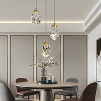 Crown Facet Pendant Light