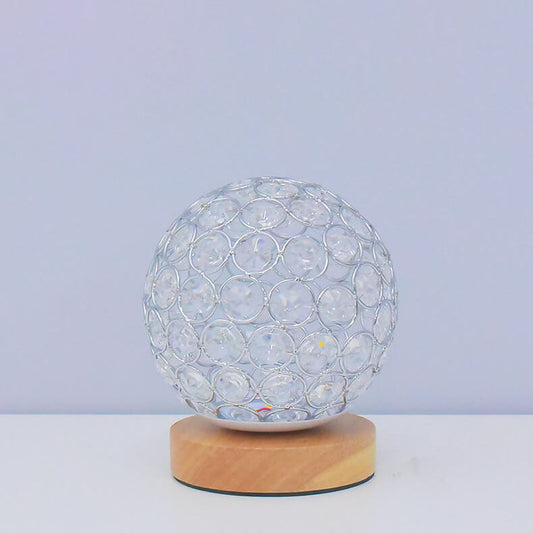 Bamboo and Iron Touch Night Lamp