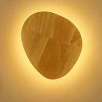 Timber Disc Wall Light 19cm