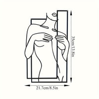 Linear Metal Wall Art 50 x 70cm