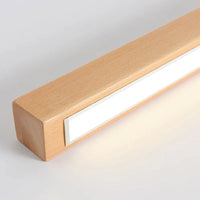 Close view of the Woda timber housing and recessed acrylic diffuser
