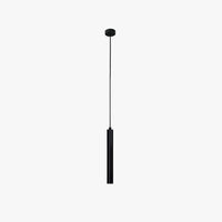 Filon Slim Linear Pendant Light on a plain white background showing the black tube and cord