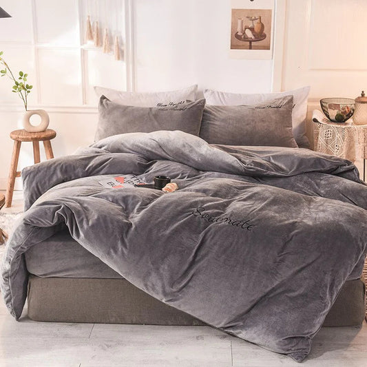 Fleece Duvet Cover Set 150 x 200cm