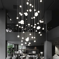 Glass Pebble Pendant Light