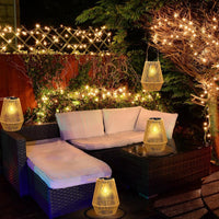 Alpho Handwoven Solar Garden Lantern