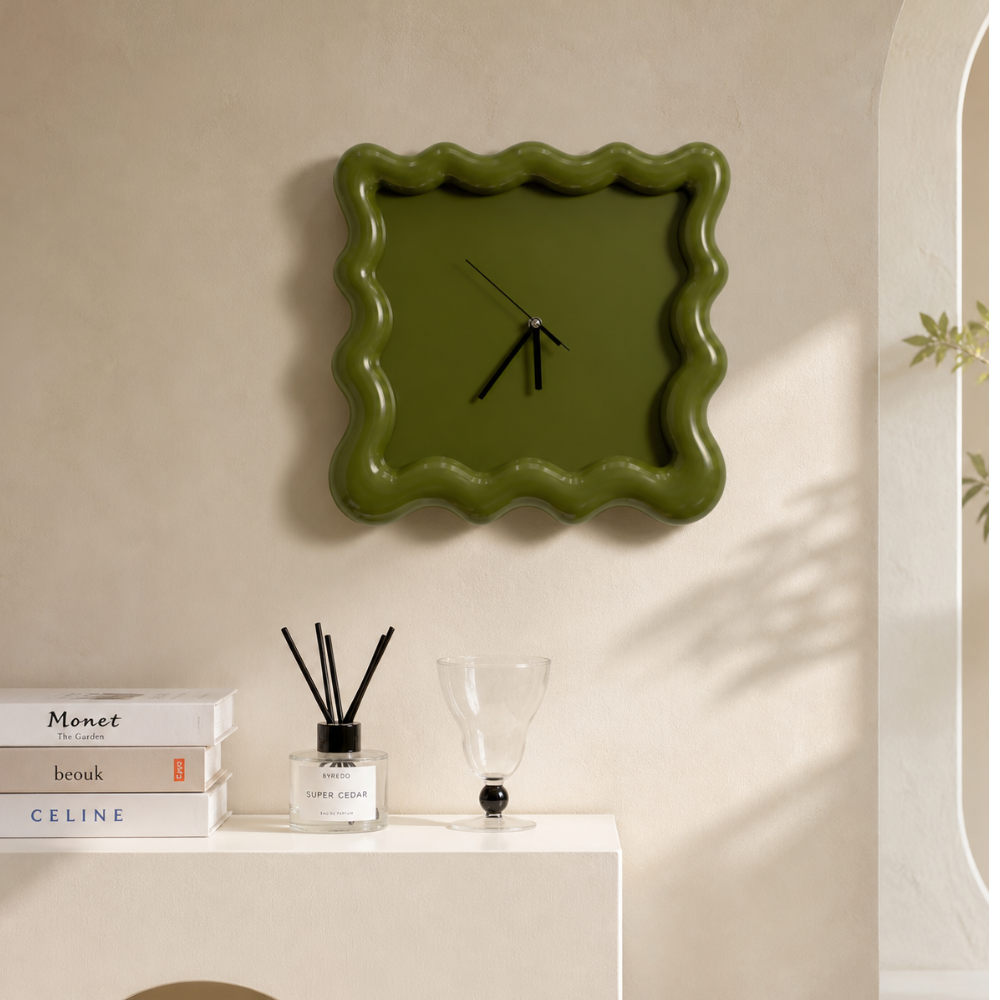 Minimalist Square Silent Wall Clock 30cm
