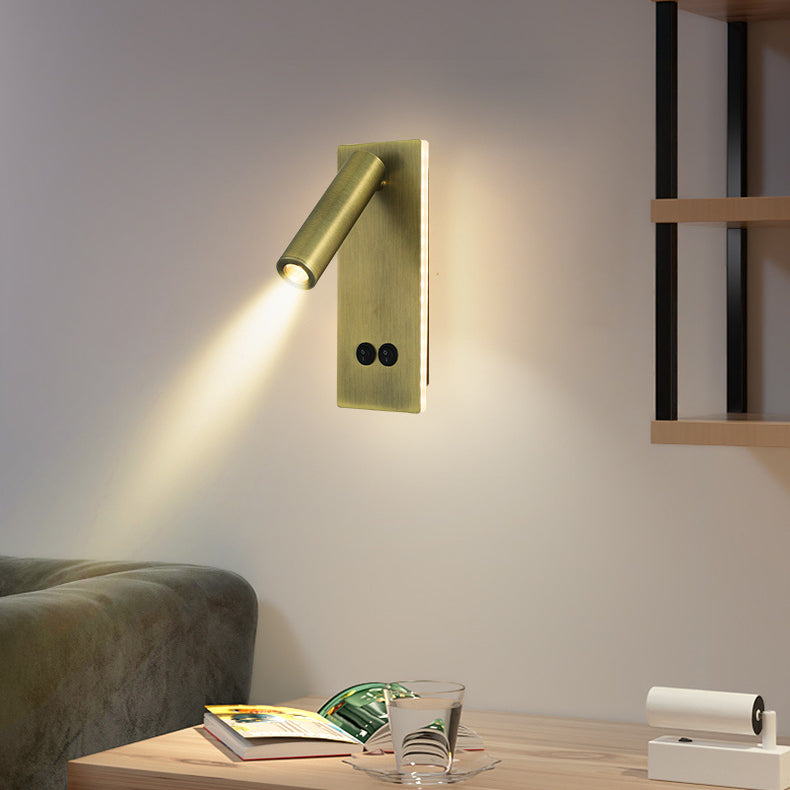 Iron and Aluminium Wall Light