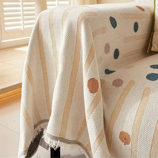 Breezy Bubbles Chenille Sofa Cover