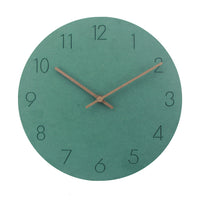Wall clock hung in room