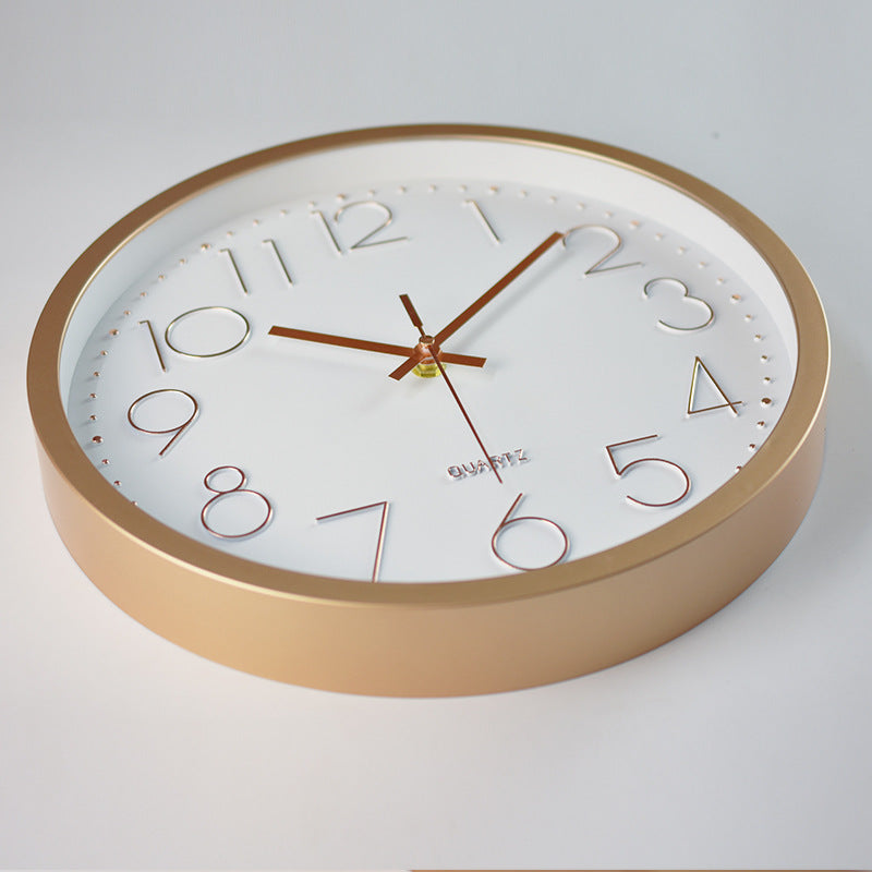 Silent Sweep Schoolhouse Wall Clock 30cm